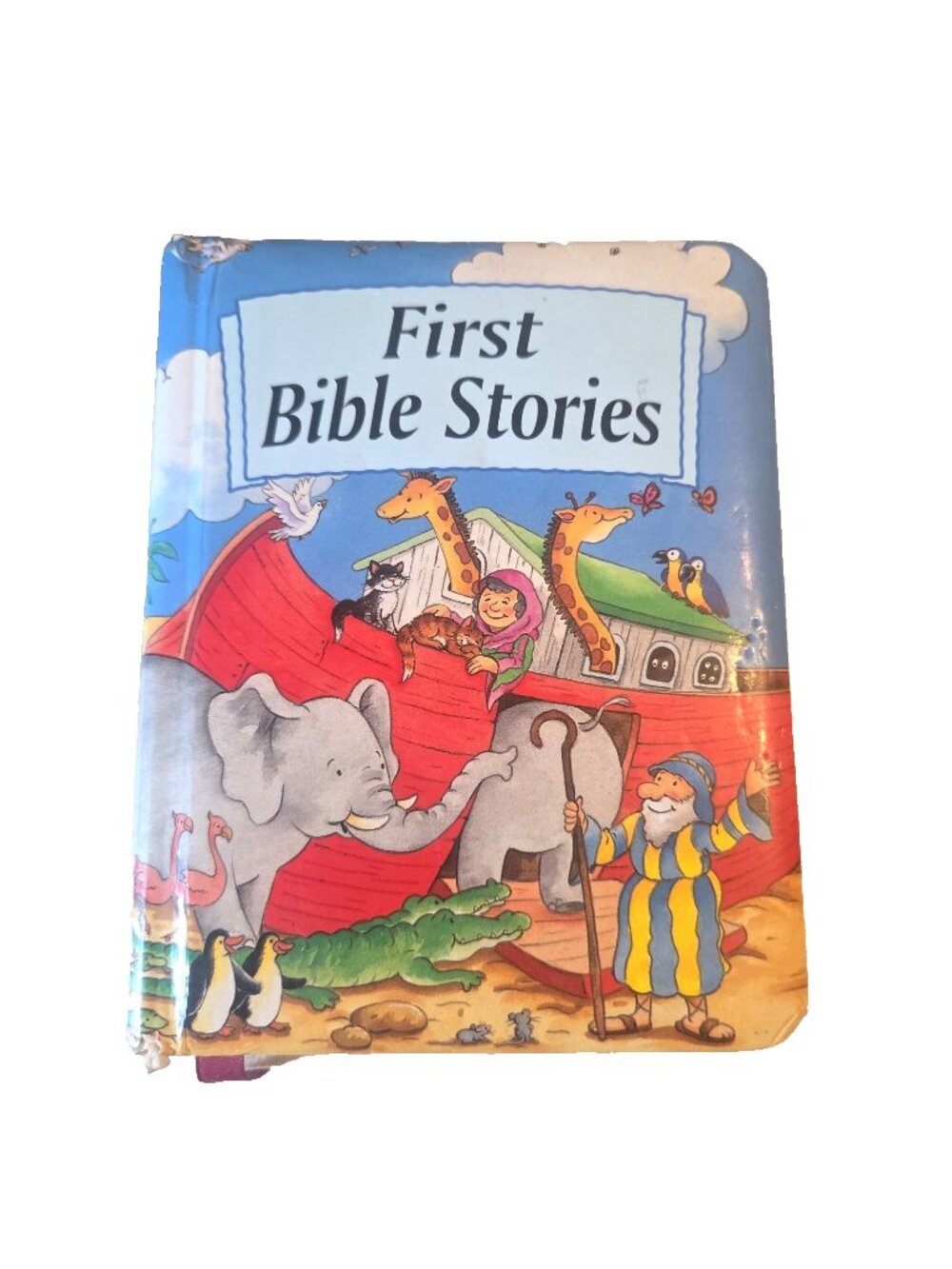 First Bible Stories Hardcover Book 1999 Padded Cover by Parragon Publish As Is